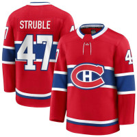 Youth Montreal Canadiens #47 Jayden Struble Home Premium Red Jersey