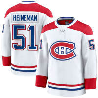 Montreal Canadiens #51 Emil Heineman Away Premium White Jersey