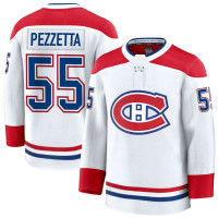 Montreal Canadiens #55 Michael Pezzetta Away Premium White Jersey