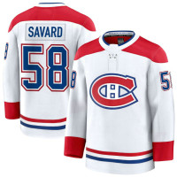 Montreal Canadiens #58 David Savard Away Premium White Jersey