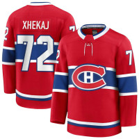 Youth Montreal Canadiens #72 Arber Xhekaj Home Premium Red Jersey