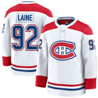 Montreal Canadiens #92 Patrik Laine Away Premium White Jersey