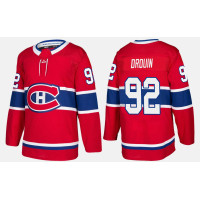 Montreal Canadiens #92 Jonathan Drouin Home Red Jersey
