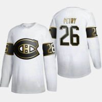 Men's Montreal Canadiens Jeff Petry #26 Golden Edition White Authentic Jersey