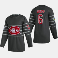 Men's Montreal Canadiens Shea Weber #6 2020 All-Star Game Gray Authentic Jersey