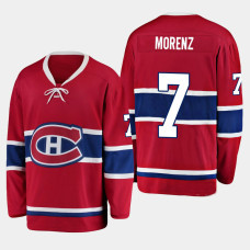 Montreal Canadiens Howie Morenz Heritage Premier Breakaway Player Red Jersey