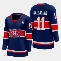 Women's Montreal Canadiens Brendan Gallagher #11 2020-21 Special Edition Blue Jersey