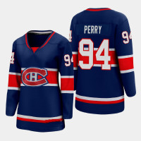 Women's Montreal Canadiens Corey Perry #94 2020-21 Special Edition Blue Jersey