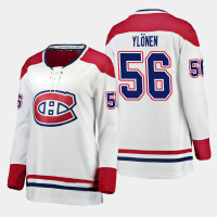 Women Montreal Canadiens Jesse Ylonen #56 2021 Away White Jersey