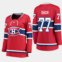 Montreal Canadiens Kirby Dach #77 Red Home Breakaway Player 2022 Jersey Women