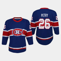 Youth Montreal Canadiens Jeff Petry #26 Reverse Retro Special Edition Replica 2020-21 Royal Jersey