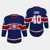 Youth Montreal Canadiens Joel Armia #40 Reverse Retro Special Edition Replica 2020-21 Royal Jersey