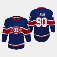 Youth Montreal Canadiens Tomas Tatar #90 Reverse Retro Special Edition Replica 2020-21 Royal Jersey