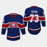 Youth Montreal Canadiens Tyler Toffoli #73 Reverse Retro Special Edition Replica 2020-21 Royal Jersey