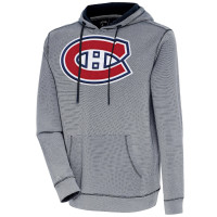 Montreal Canadiens Antigua Axe Bunker Tri-Blend Pullover Navy Hoodie