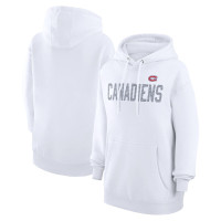 Montreal Canadiens G-III 4Her by Carl Banks Women's Dot Print Pullover White Hoodie