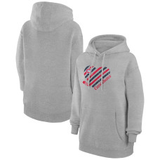 Montreal Canadiens G-III 4Her by Carl Banks Women's Heart Pullover Hoodie - Heather Gray