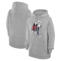 Montreal Canadiens G-III 4Her by Carl Banks Women's Hockey Girls Fleece Pullover Hoodie - Heather Gray