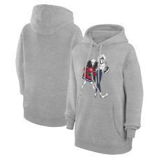 Montreal Canadiens G-III 4Her by Carl Banks Women's Hockey Girls Fleece Pullover Hoodie - Heather Gray