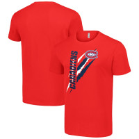 Montreal Canadiens Starter Color Scratch T-Shirt - Red