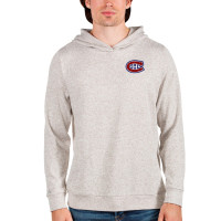 Montreal Canadiens Antigua Team Absolute Pullover Hoodie - Oatmeal