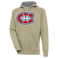 Montreal Canadiens Antigua Victory Pullover Hoodie - Khaki