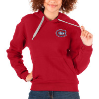 Montreal Canadiens Antigua Women's Victory Pullover Red Hoodie