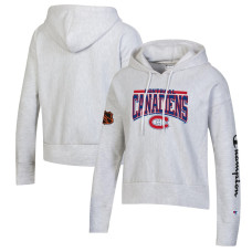 Montreal Canadiens Champion Women's Reverse Weave Pullover Hoodie - Heathered Gray