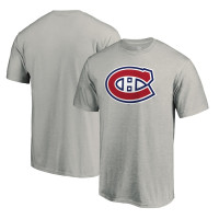 Montreal Canadiens Logo Heather Gray T-Shirt