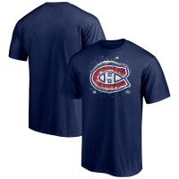 Montreal Canadiens Snow Logo Navy T-Shirt