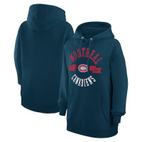 Montreal Canadiens G-III 4Her by Carl Banks Women's City Graphic Fleece Pullover Navy Hoodie