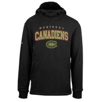 Montreal Canadiens Levelwear Arch Delta Shift Black Pullover Hoodie