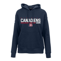 Montreal Canadiens Levelwear Women's Adorn Fleece Pullover Navy Hoodie
