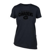 Montreal Canadiens Levelwear Women's Birch Black T-Shirt