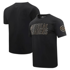 Montreal Canadiens Pro Standard Wordmark Black T-Shirt