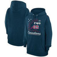 Montreal Canadiens Starter Arch City Team Graphic Fleece Pullover Navy Hoodie