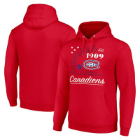 Montreal Canadiens Starter Arch City Team Graphic Fleece Pullover Red Hoodie