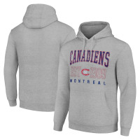Montreal Canadiens Starter Retro Graphic Pullover Hoodie - Heather Gray
